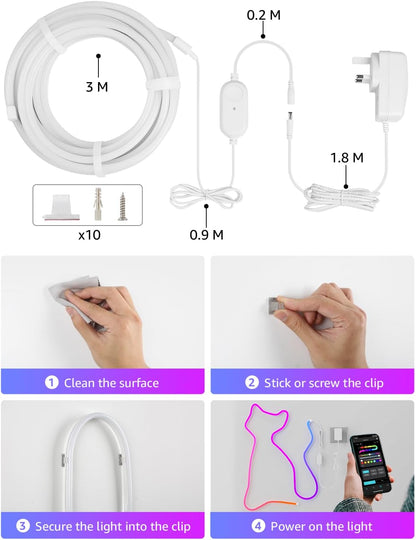 AI Smart Neon Rope Light