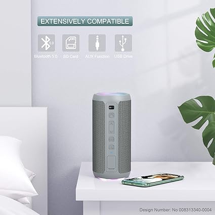 IPX7 Waterproof Bluetooth Speaker | 30H Playtime