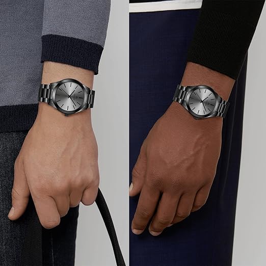 Mens Stainless Steel Quartz Watch