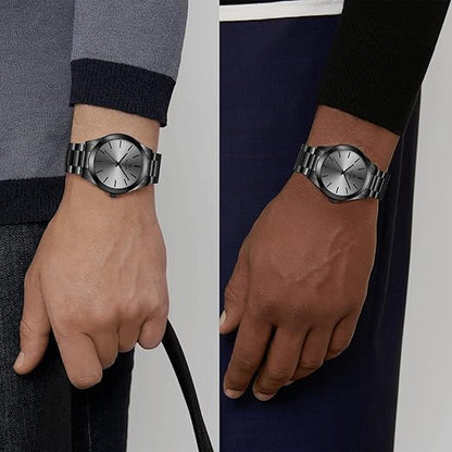 Mens Stainless Steel Quartz Watch