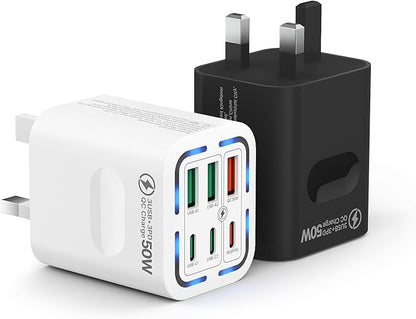 6 Port USB Plug