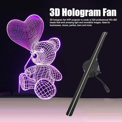 3D Hologram Fan WiFi Projector