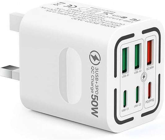 6 Port USB Plug