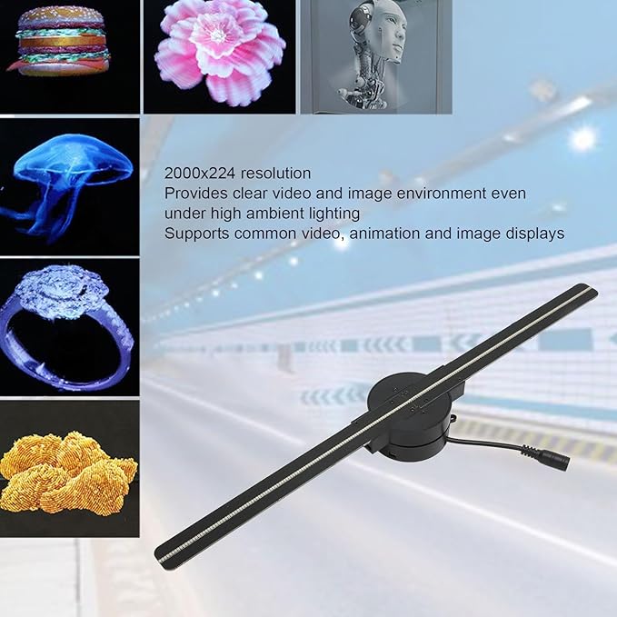 3D Hologram Fan WiFi Projector