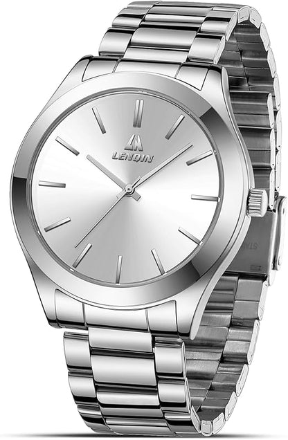 Mens Stainless Steel Quartz Watch