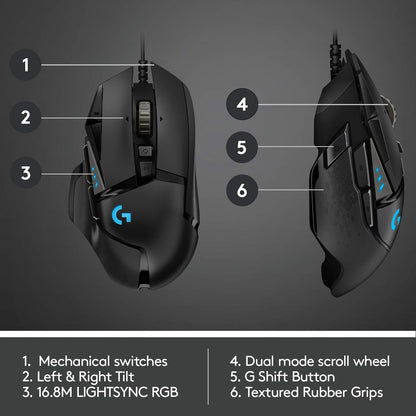 Logitech G G502 Wired Gaming Mouse