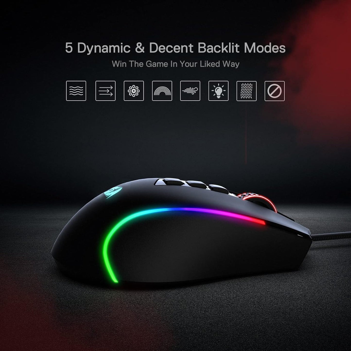 Redragon M612 Predator RGB Gaming Mouse