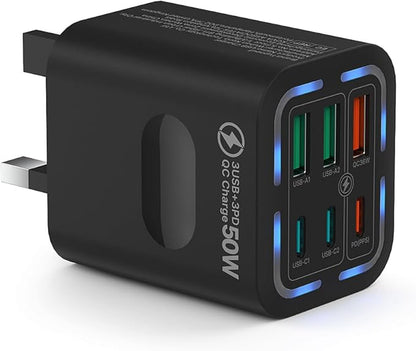 6 Port USB Plug