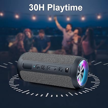 IPX7 Waterproof Bluetooth Speaker | 30H Playtime